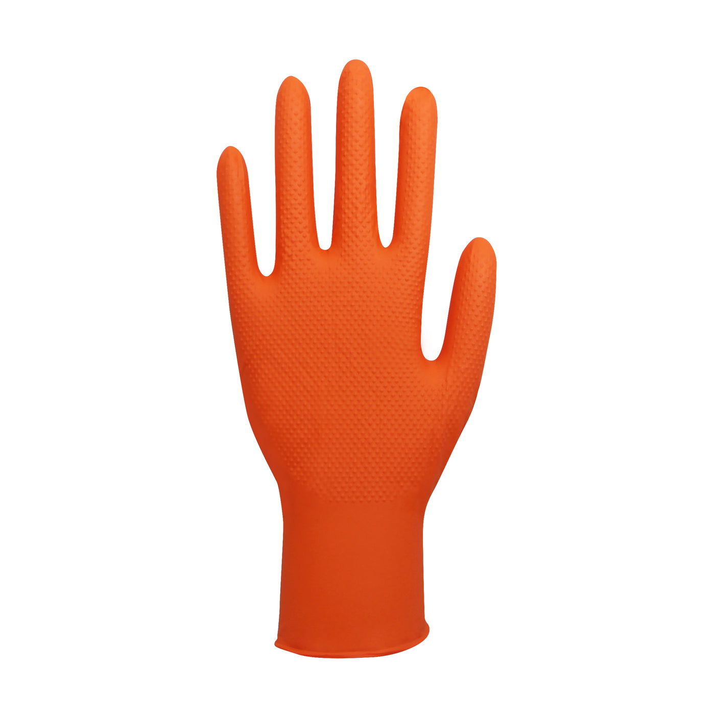 Safehealth 8.6g Orange Diamond Grip Nitrile Gloves (10x100)